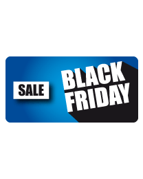 Etalagesticker Black Friday sale
