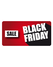 Etalagesticker Black Friday sale