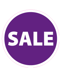 Raamsticker korting rond CI-0013