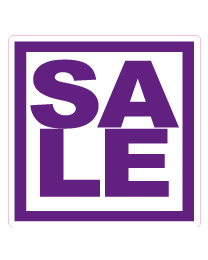 Etalagesticker sale vierkant