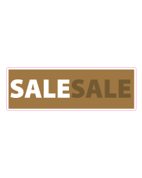 Etalagesticker sale rechthoek 