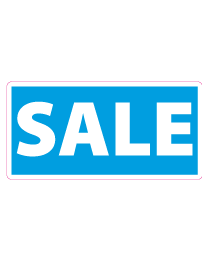 Etalagesticker sale rechthoek 