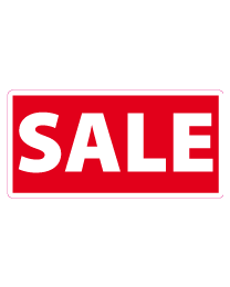 Etalagesticker sale rechthoek 