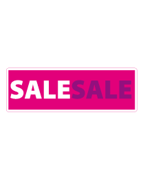 Etalagesticker sale rechthoek 