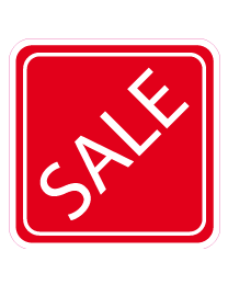 Etalagesticker sale