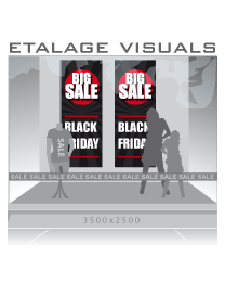 etalage visual Black Friday BF-024