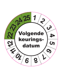 Keuringssticker KS-006