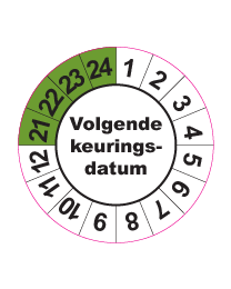 Keuringssticker KS-004