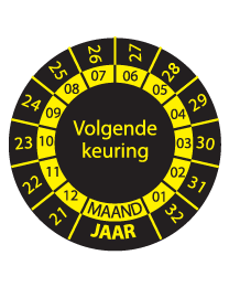 Keuringssticker KS-003