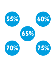 Pakket stickers PAK-03 Blauw