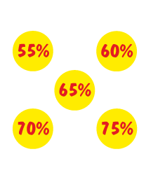 Pakket stickers PAK-03 Geel