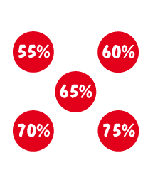 Pakket stickers PAK-02 Rood
