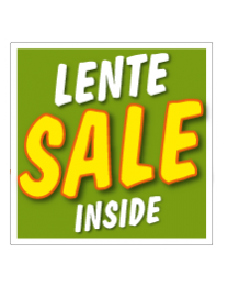 Etalagesticker sale lente groen STA-79