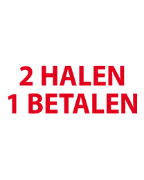 Raamletters 2 halen 1 betalen RL-0019