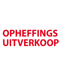 Raamletters opheffings uitverkoop RL-0010