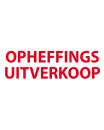 Raamletters opheffings uitverkoop RL-0025