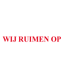 Raamletters wij ruimen op RL-0031