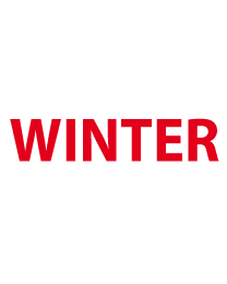 Raamletters winter RL-0014