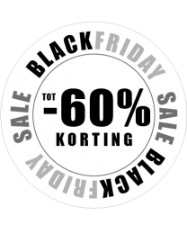 Black Friday etalage sticker