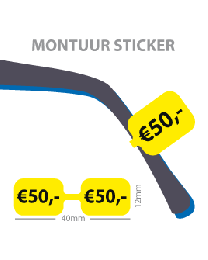 Montuursticker Bedrag BR-0028