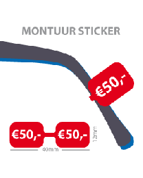 Montuursticker Bedrag BR-0028