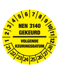 Keuringssticker KS-005