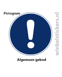 Pictogram 5 stuks 'algemeen' PICTO-169