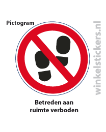 Pictogram 5 stuks 'ruimte' PICTO-020