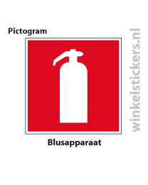 Pictogram 5 stuks 'Blusapparaat' PICTO-033