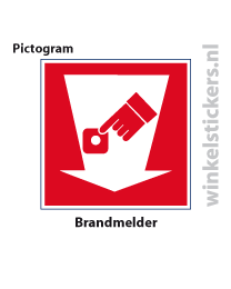 Pictogram 5 stuks 'brandmelder' PICTO-038