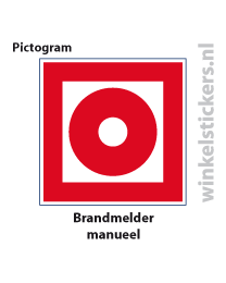 Pictogram 5 stuks 'brandmelder' PICTO-025