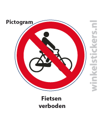 Pictogram 5 stuks 'fietsen' PICTO-013