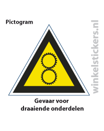 Pictogram 5 stuks 'gevaar' PICTO-127