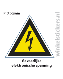Pictogram 5 stuks 'spanning' PICTO-119