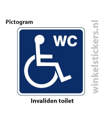 Pictogram 5 stuks 'invalide' PICTO-089