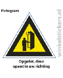 Pictogram 5 stuks 'deur' PICTO-140