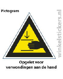 Pictogram 5 stuks 'opgelet' PICTO-131