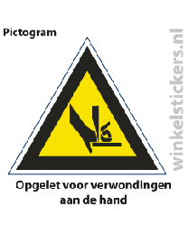 Pictogram 5 stuks 'opgelet' PICTO-134
