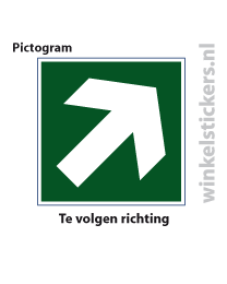 Pictogram 5 stuks 'richting' PICTO-050