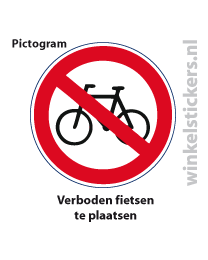 Pictogram 5 stuks 'fietsen' PICTO-024