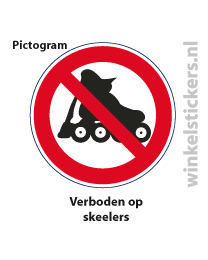 Pictogram 5 stuks 'skeelers' PICTO-018