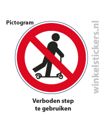 Pictogram 5 stuks 'step' PICTO-019