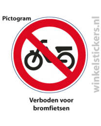 Pictogram 5 stuks 'bromfietsen' PICTO-151