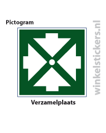 Pictogram 5 stuks 'verzamelplaats' PICTO-081