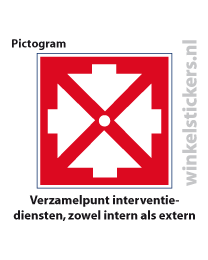 Pictogram 5 stuks 'verzamelpunt' PICTO-039