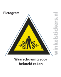 Pictogram 5 stuks 'waarschuwing' PICTO-123
