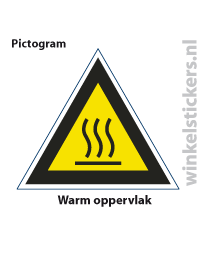Pictogram 5 stuks 'warm' PICTO-122
