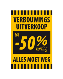 Poster Verbouwings Uitverkoop PO-038