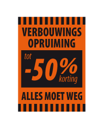 Poster Verbouwings Opruiming PO-039 
