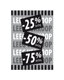 Poster Leeg verkoop PO-043